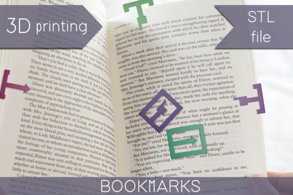 3D Print Clip Bookmark, Page Marker STL: A Versatile Tool for Creative and Practical Use