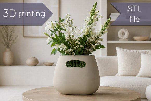 3D Print Vase STL for Creative Home Decor