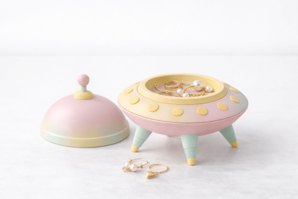 Adorable UFO Trinket Dish for Your Treasures