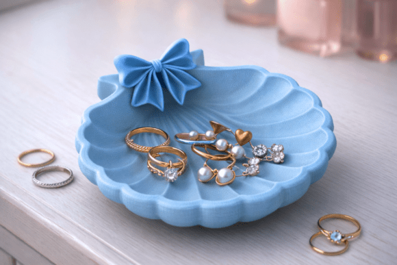 Capture Coastal Elegance with Shell Jewelry Tray