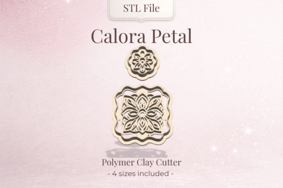 Clay Cutter STL – Calora Petal: A Versatile Tool for Stunning Polymer Clay Creations