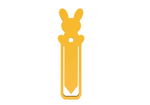 Cute Bunny Rabbit 3D Printed Paper Clip for 3D Printing: A Strategic and Practical Office Accessory