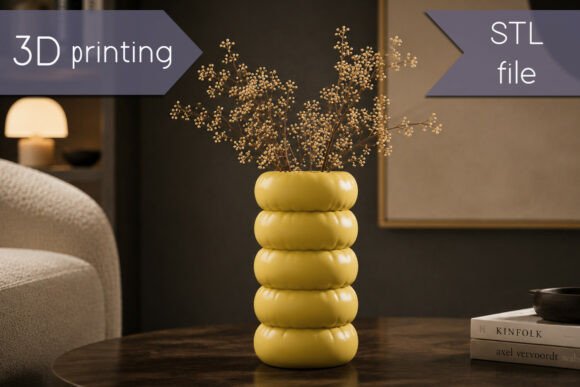 Discover the Versatility of 3D Print Vase, Inflated Vase Stl for Home Decor and More