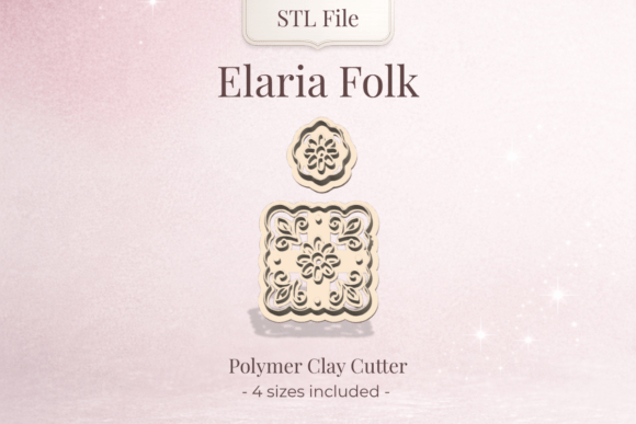 Elaria Folk: Premium Polymer Clay Cutters