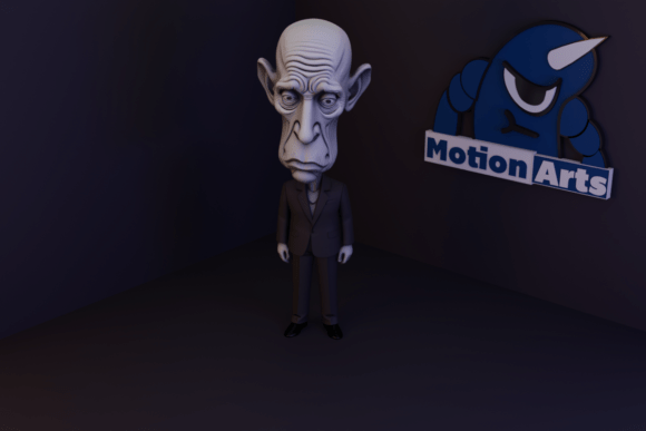 Elegant Dark Creature STL 3D Model