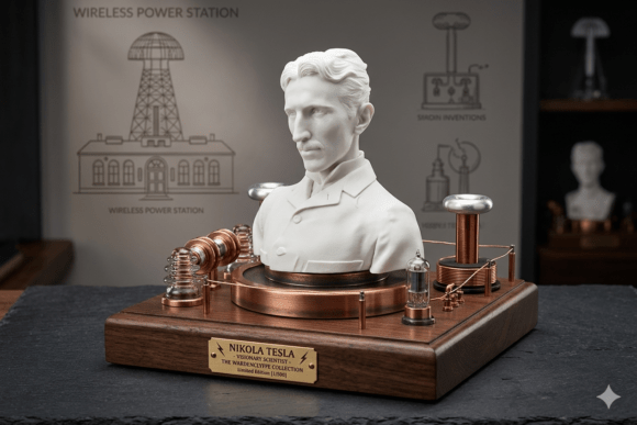 Exploring the Nikola Tesla Portrait - 3D Printable: A Unique Tribute to a Scientific Icon
