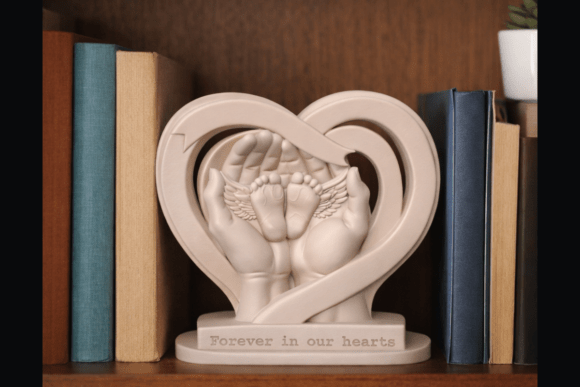 Forever in Our Hearts Memorial 3D Print: A Timeless Tribute