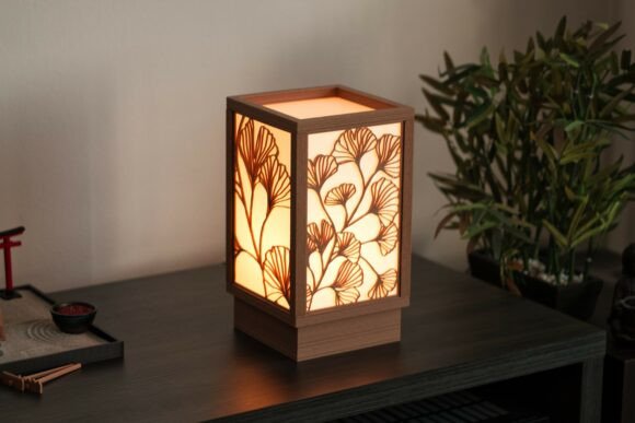 Ginkgo Line Art Lamp 3D Print with FDM Printers: A Stylish and Versatile Addition to Any Space