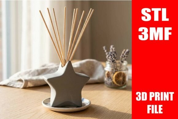 Mastering 3D Printing with the Star Reed Diffuser Bottle STL File