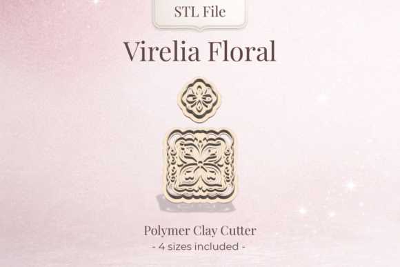 Mastering Polymer Clay Earrings with the Virelia Floral Clay Cutter STL