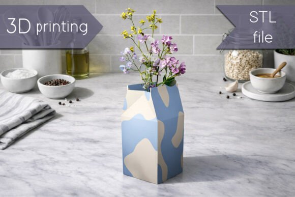 Transform Your Home with the Creative Vase Kitchen Organizer 3D Print