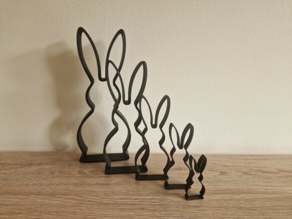 Unlock Your Creativity with the Rabbit Outline 3D Printing File